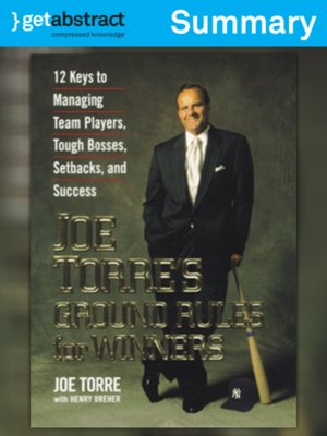 cover image of Joe Torre's Ground Rules for Winners (Summary)